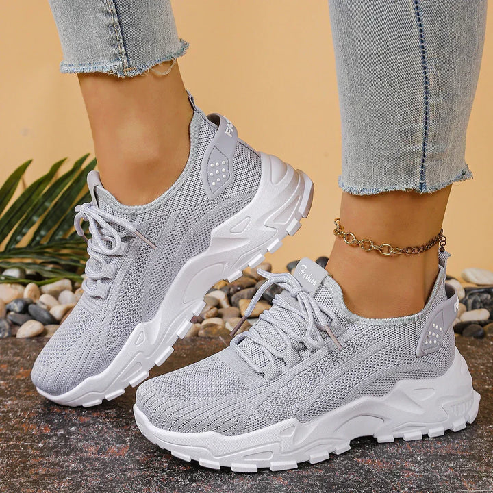 DELILAH | ROUND TOE SNEAKERS FOR WOMEN