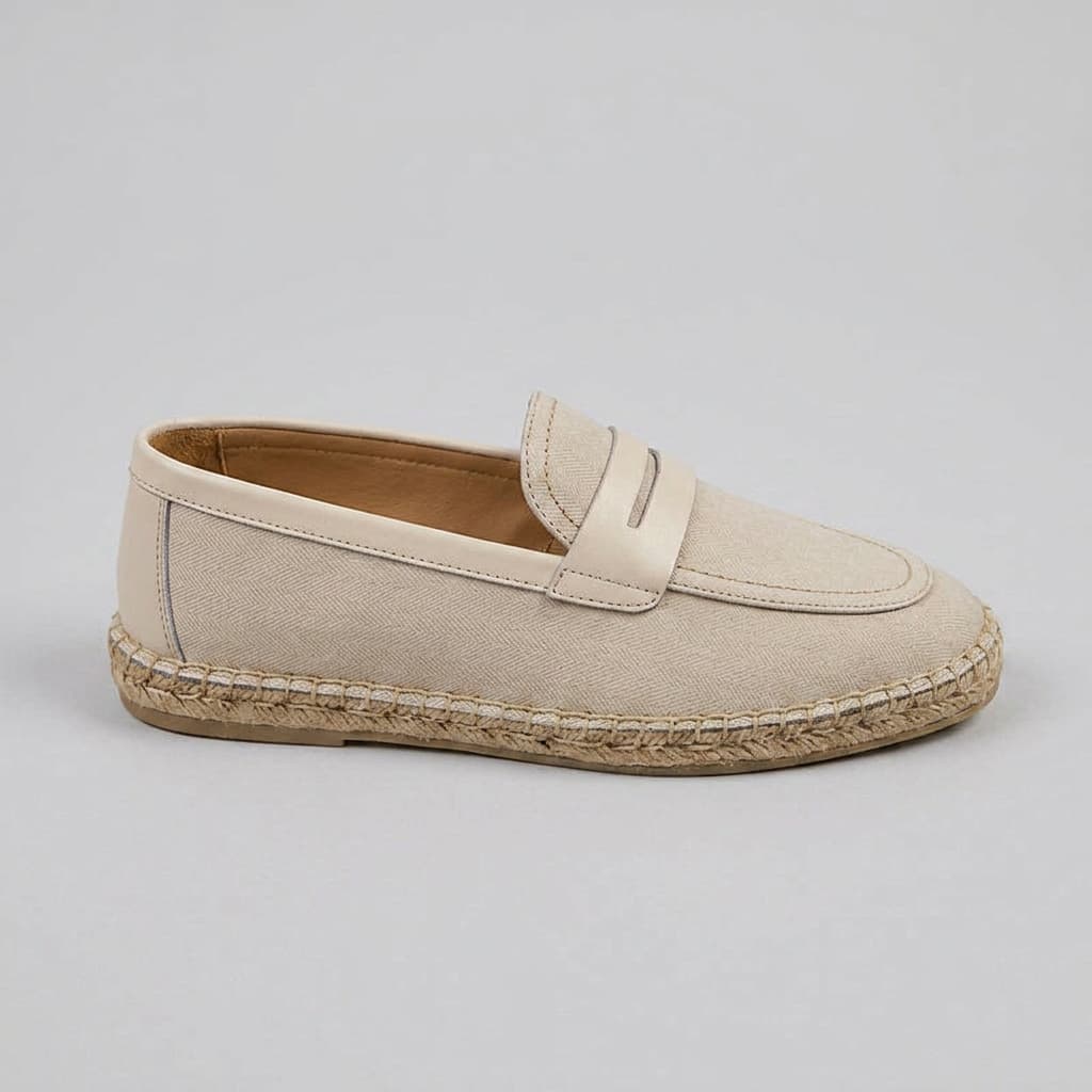 SANARY | HERRINGBONE ESPADRILLE LOAFERS FOR MEN
