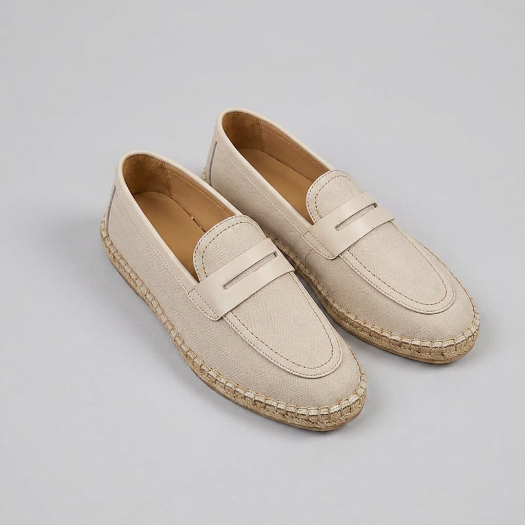 SANARY | HERRINGBONE ESPADRILLE LOAFERS FOR MEN