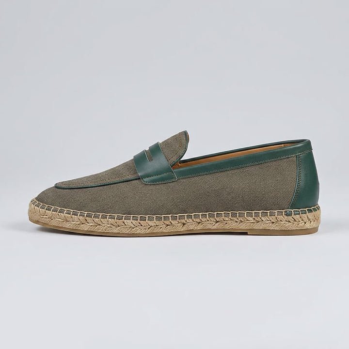 SANARY | HERRINGBONE ESPADRILLE LOAFERS FOR MEN