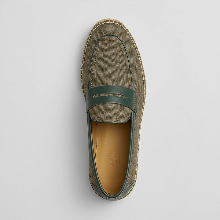 SANARY | HERRINGBONE ESPADRILLE LOAFERS FOR MEN
