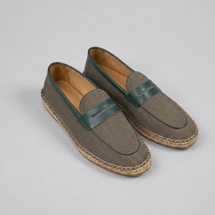 SANARY | HERRINGBONE ESPADRILLE LOAFERS FOR MEN