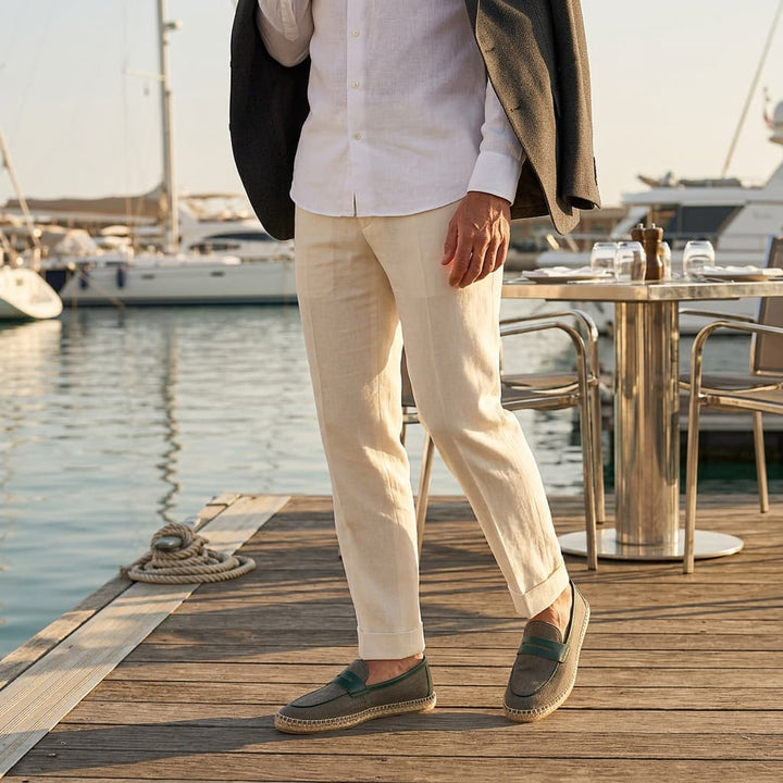 SANARY | HERRINGBONE ESPADRILLE LOAFERS FOR MEN