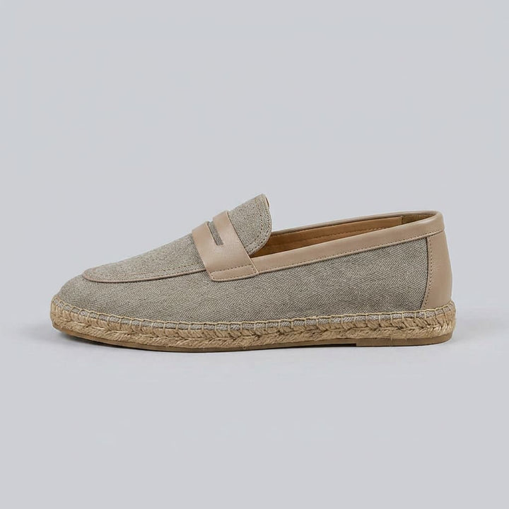SANARY | HERRINGBONE ESPADRILLE LOAFERS FOR MEN