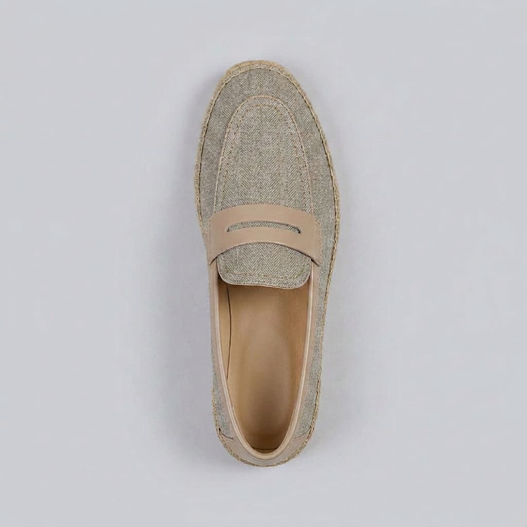 SANARY | HERRINGBONE ESPADRILLE LOAFERS FOR MEN