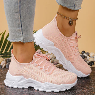 DELILAH | ROUND TOE SNEAKERS FOR WOMEN