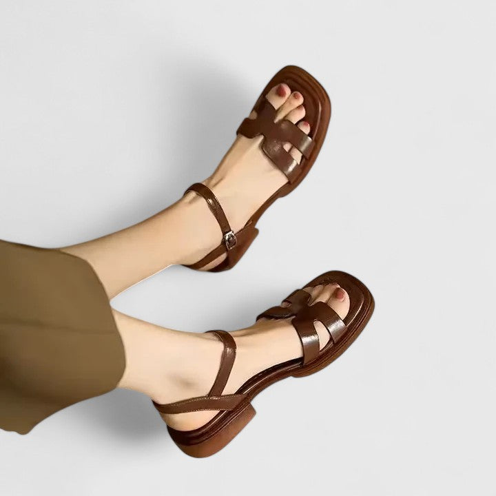 DELIANE | SOPHISTICATED FLAT SANDALS FOR WOMEN