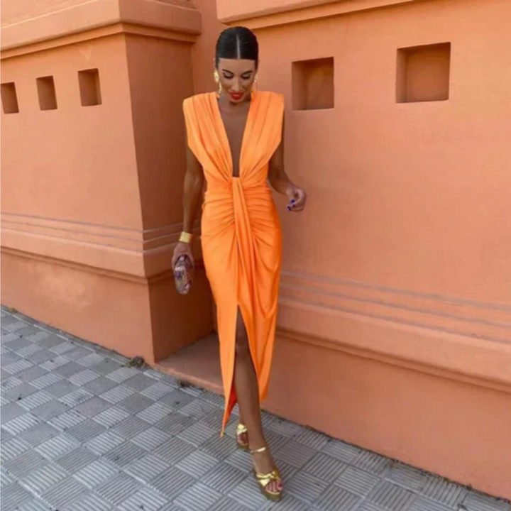 HELENA | PLEATED DRESS FOR WOMEN