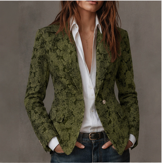ESTELLE | FITTED JACQUARD BLAZER FOR WOMEN