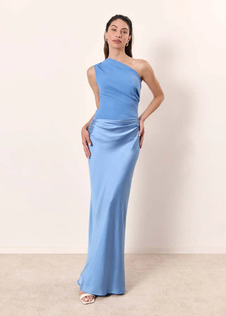 LAVINIA | MAXI GUILT SATIN DRESS FOR WOMEN