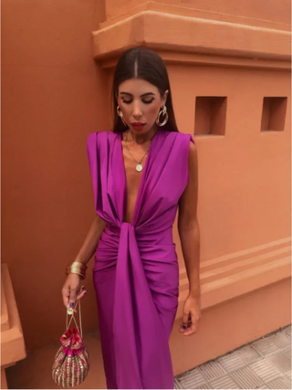 HELENA | PLEATED DRESS FOR WOMEN