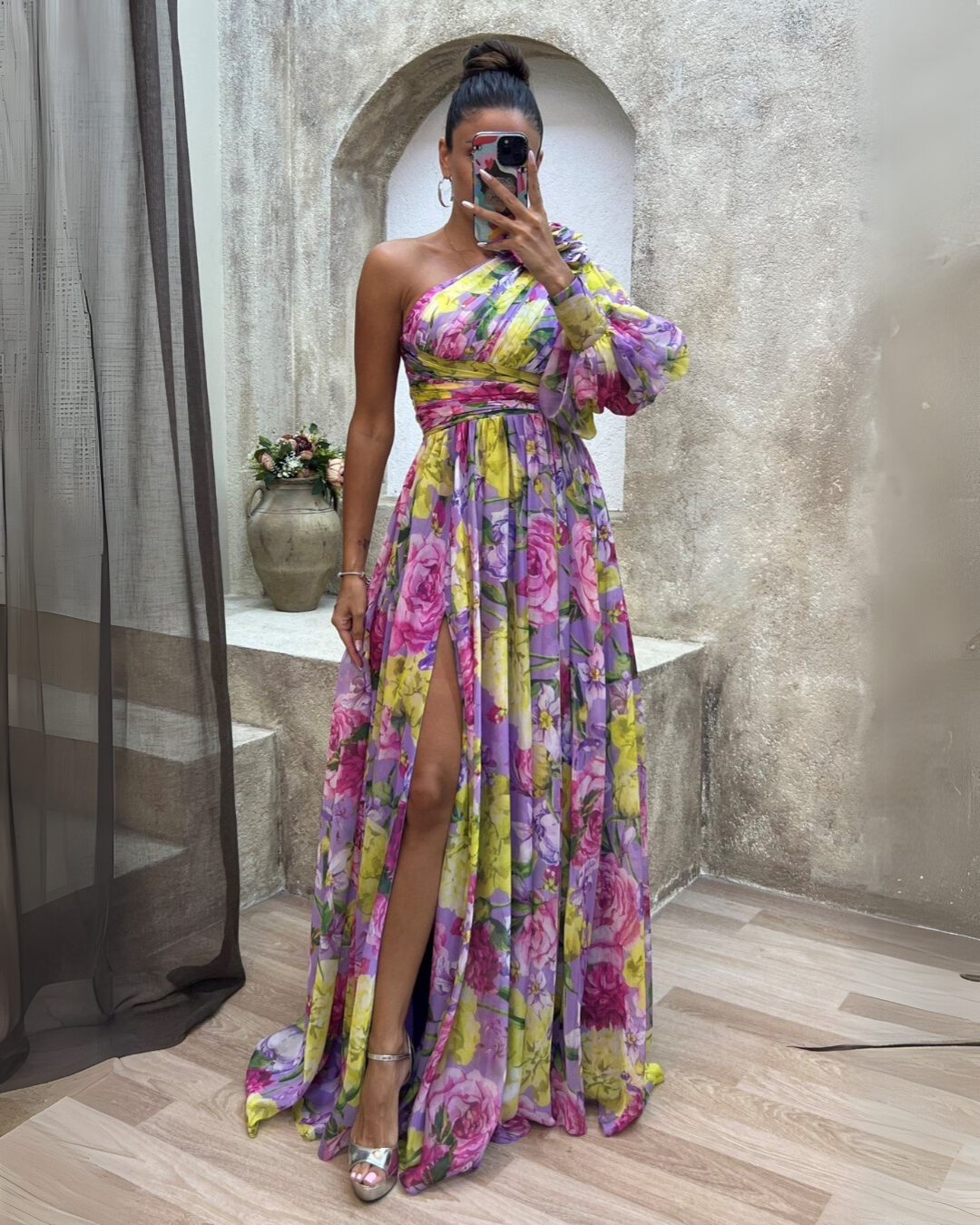 JANNEKE | BLOSSOM DRAMA DRESS FOR WOMEN