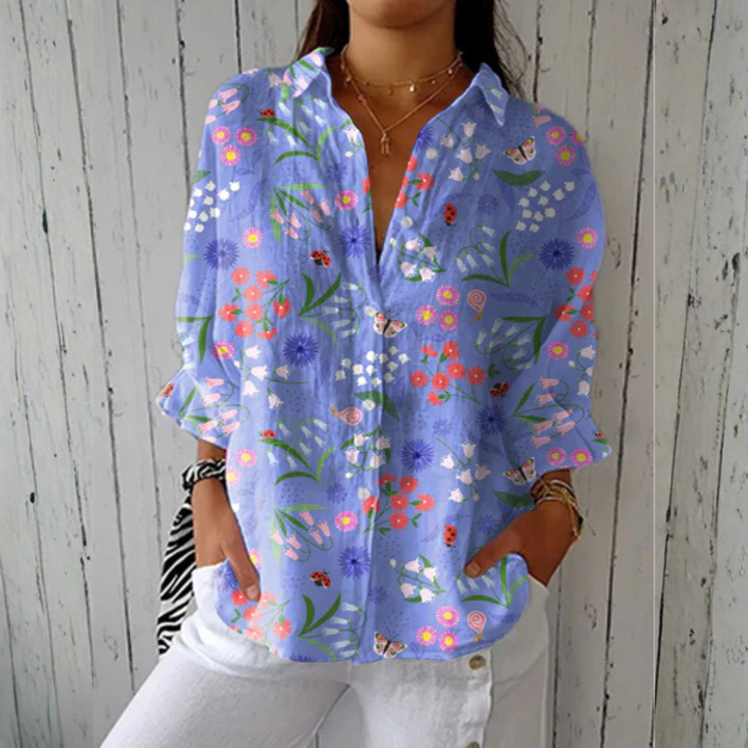 MARTA | PLAYFUL DOGS BLOUSE FOR WOMEN