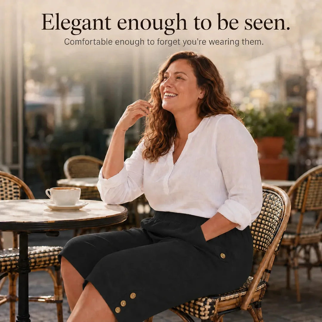 ESME | PLUS SIZE ELASTIC PANTS FOR WOMEN