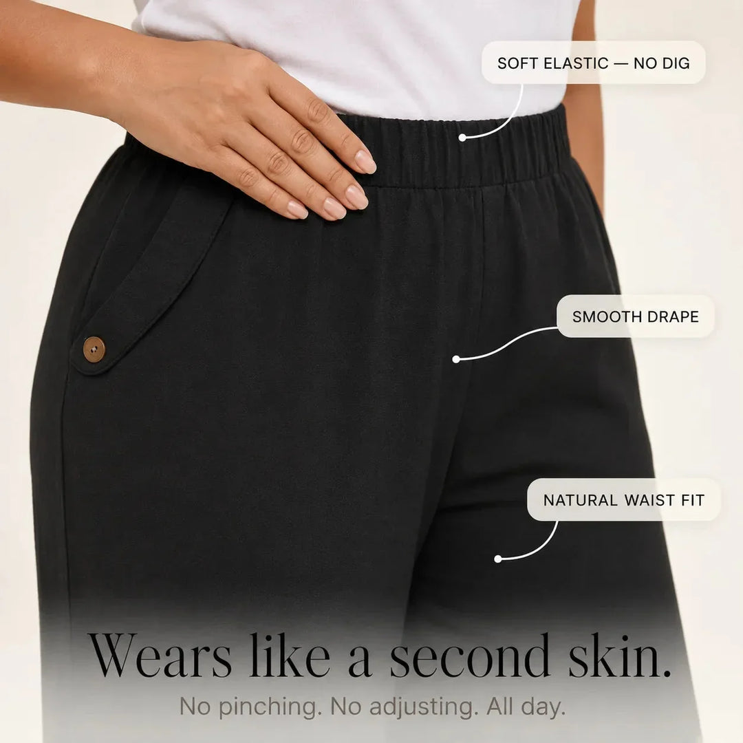 ESME | PLUS SIZE ELASTIC PANTS FOR WOMEN