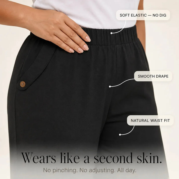 ESME | PLUS SIZE ELASTIC PANTS FOR WOMEN