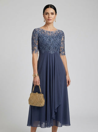 FRANCISKA | RUCHED MIDI DRESS FOR WOMEN