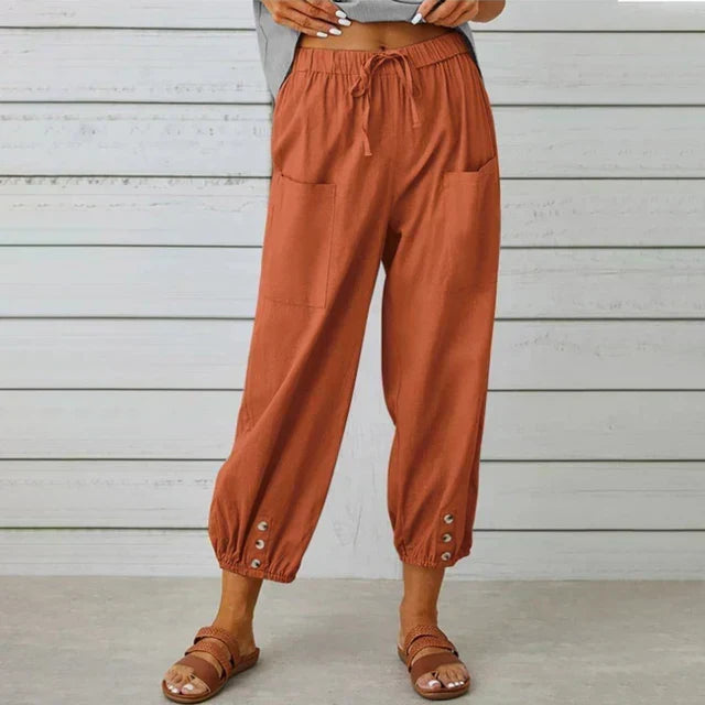 ROMY | HIGH WAIST RELAXED PANTS FOR WOMEN