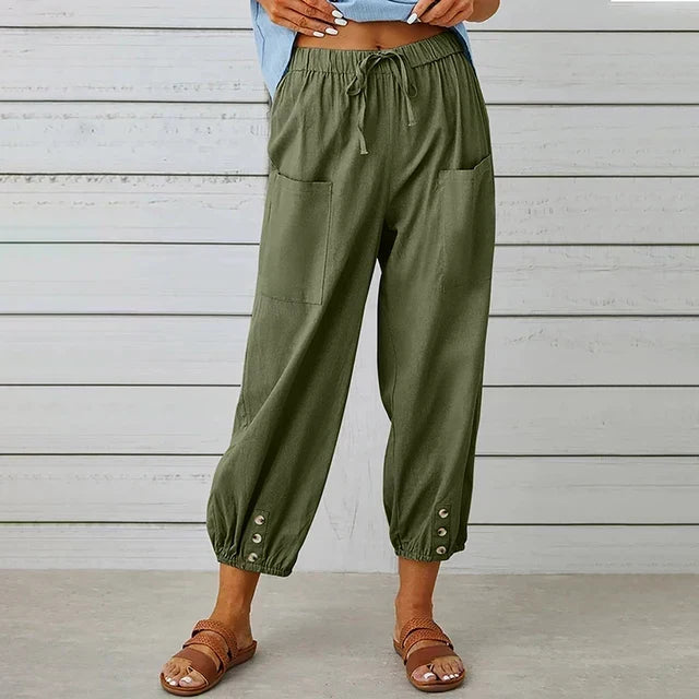 ROMY | HIGH WAIST RELAXED PANTS FOR WOMEN