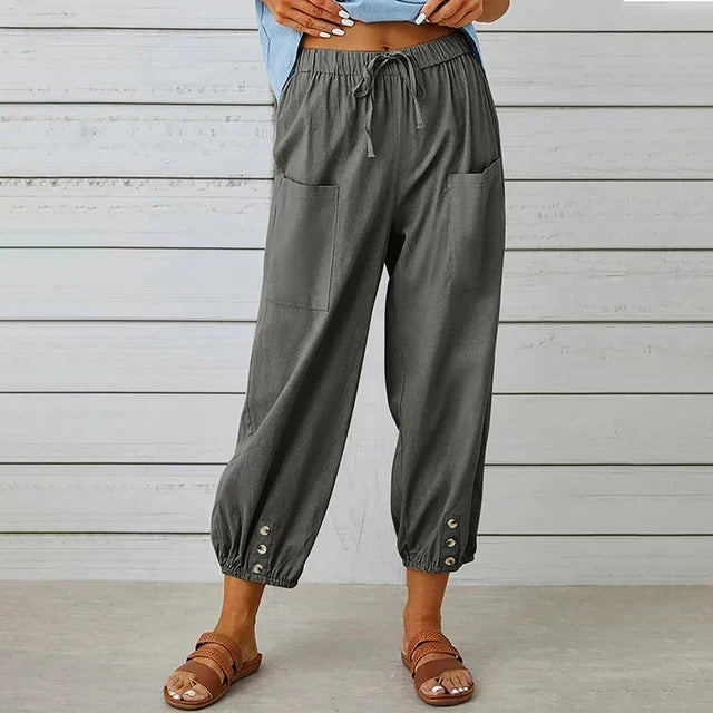 ROMY | HIGH WAIST RELAXED PANTS FOR WOMEN