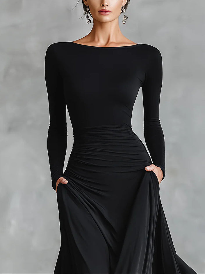 SERAPHINA | LONG SLEEVE MAXI DRESS FOR WOMEN