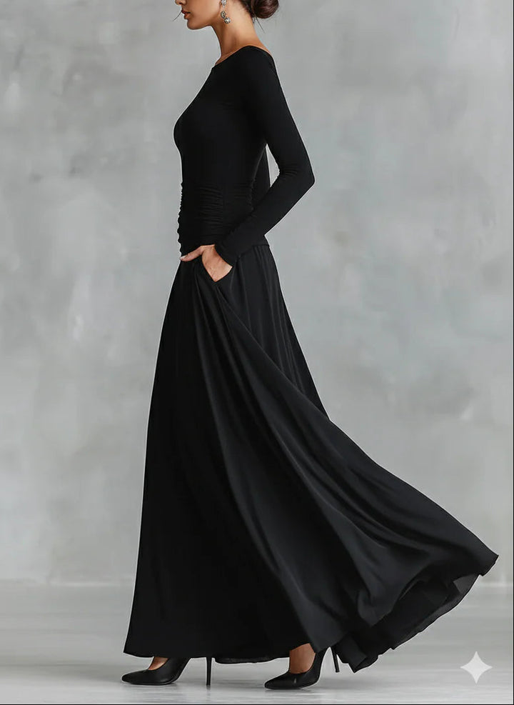 SERAPHINA | LONG SLEEVE MAXI DRESS FOR WOMEN