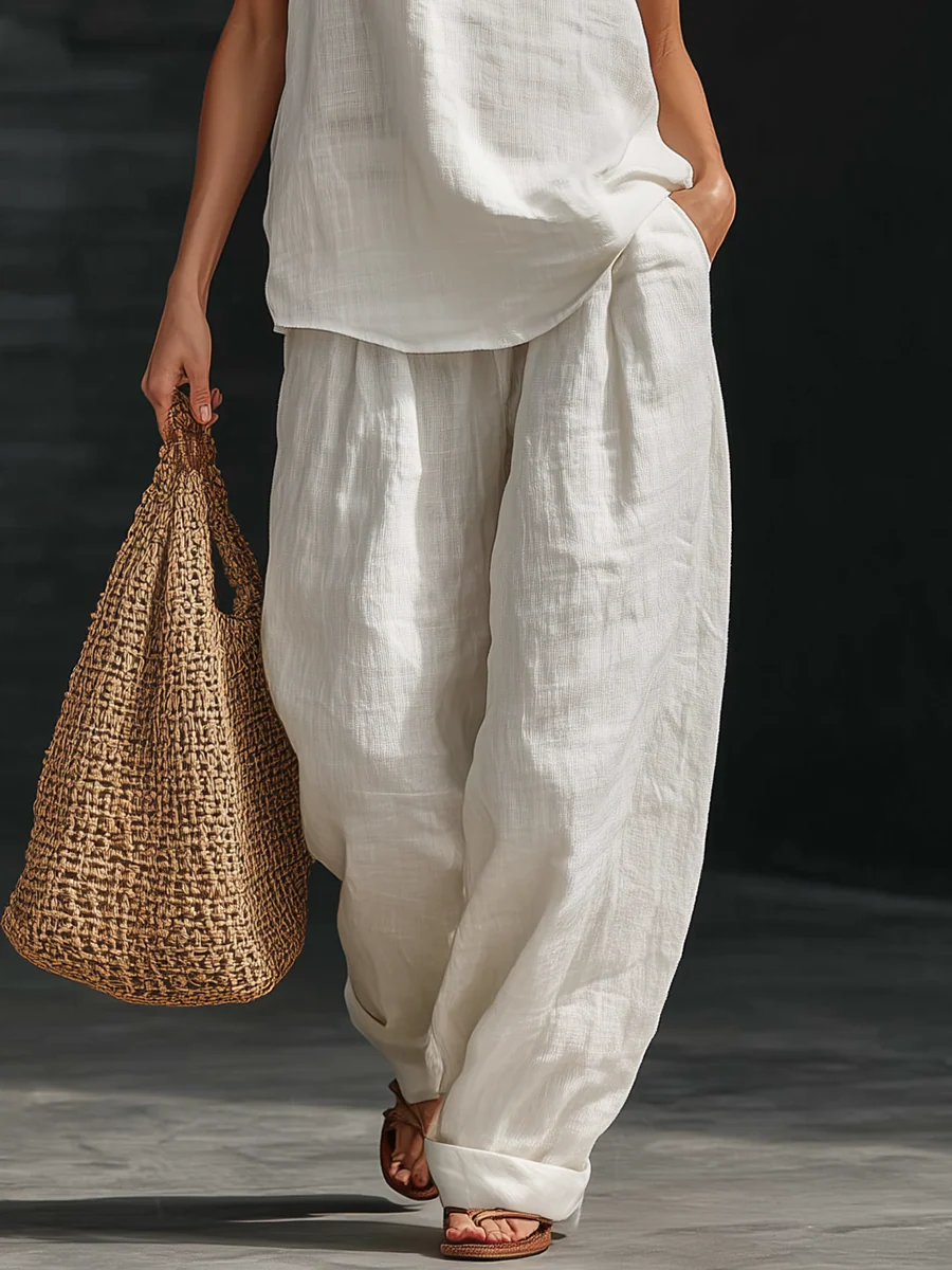 CARLOTTA | SLEEVELESS WIDE SET FOR WOMEN
