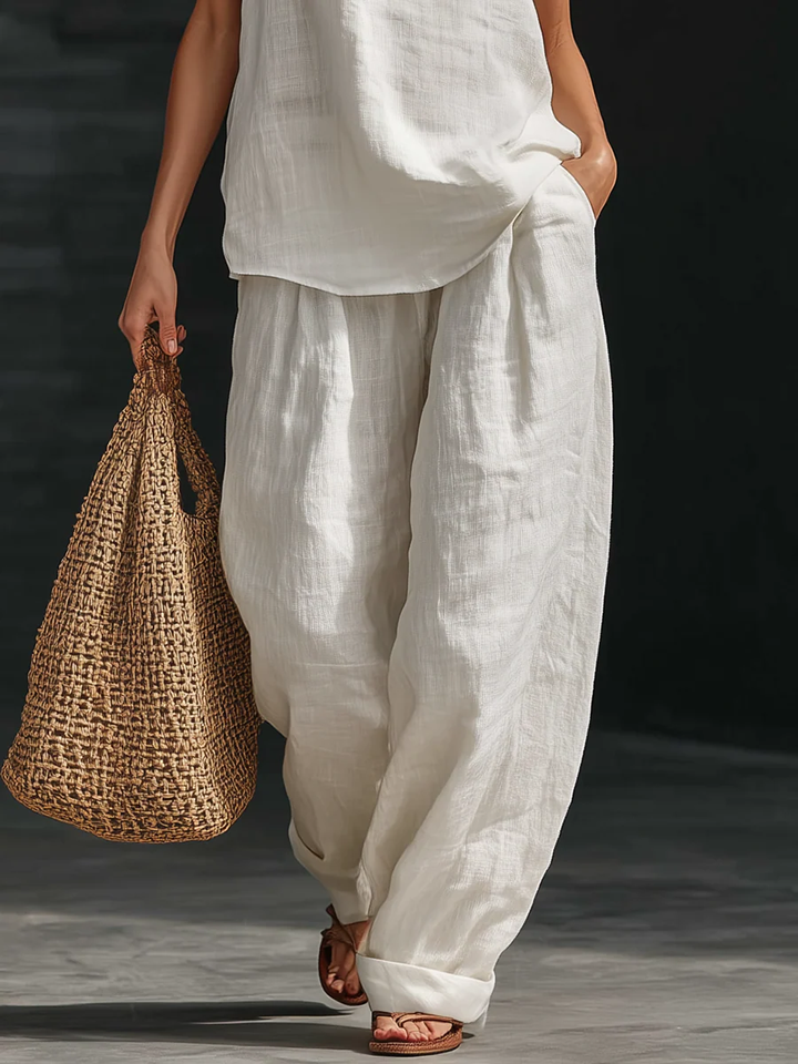 CARLOTTA | SLEEVELESS WIDE SET FOR WOMEN