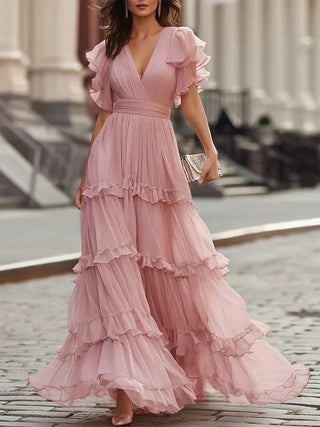 ZOE | LIGHT PINK MAXI DRESS FOR WOMEN