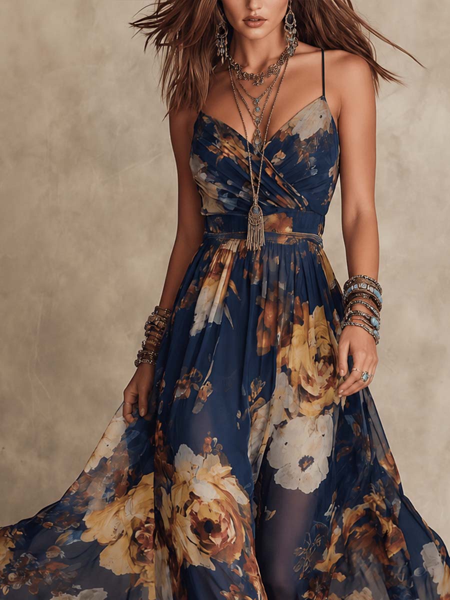 DEBORAH | FLORAL MAXI DRESS FOR WOMEN