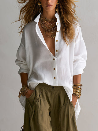 CAPUCINE | WHITE OLIVE GREEN SET FOR WOMEN