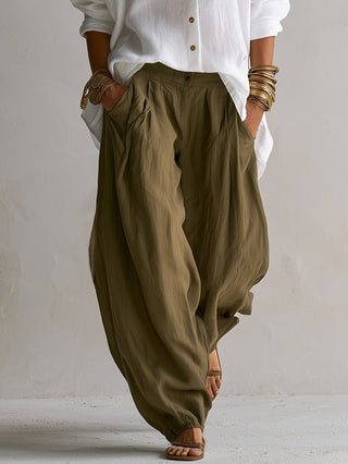 CAPUCINE | WHITE OLIVE GREEN SET FOR WOMEN