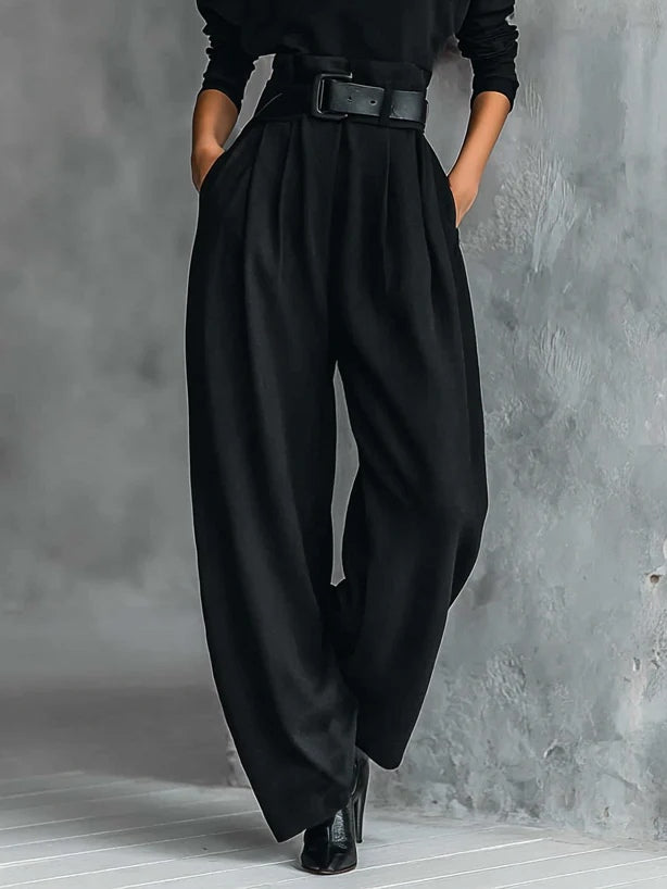 LAVINIA | RIBBED TURTLENECK STRAIGHT SET FOR WOMEN