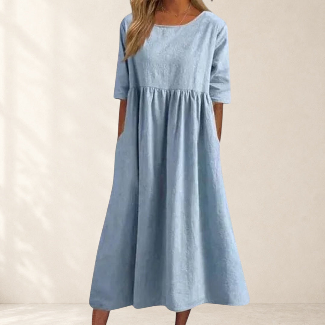BLANKA | SHORT-SLEEVED DRESS FOR WOMEN