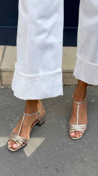 MARISA | GOLDEN EVERYDAY ELEGANCE SANDALS FOR WOMEN