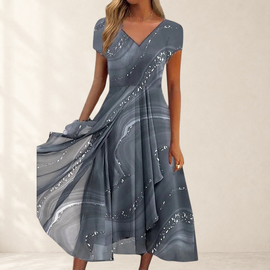 ELOWEN | FLOWING MIDI DRESS FOR WOMEN