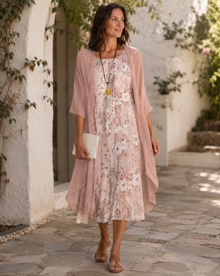 MARIGOLD | CHIFFON DUSTER DRESS FOR WOMEN