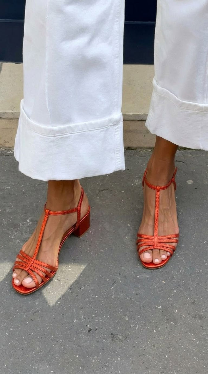 MARISA | GOLDEN EVERYDAY ELEGANCE SANDALS FOR WOMEN