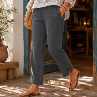 LINORA | STRAIGHT LEG ANKLE PANTS FOR WOMEN