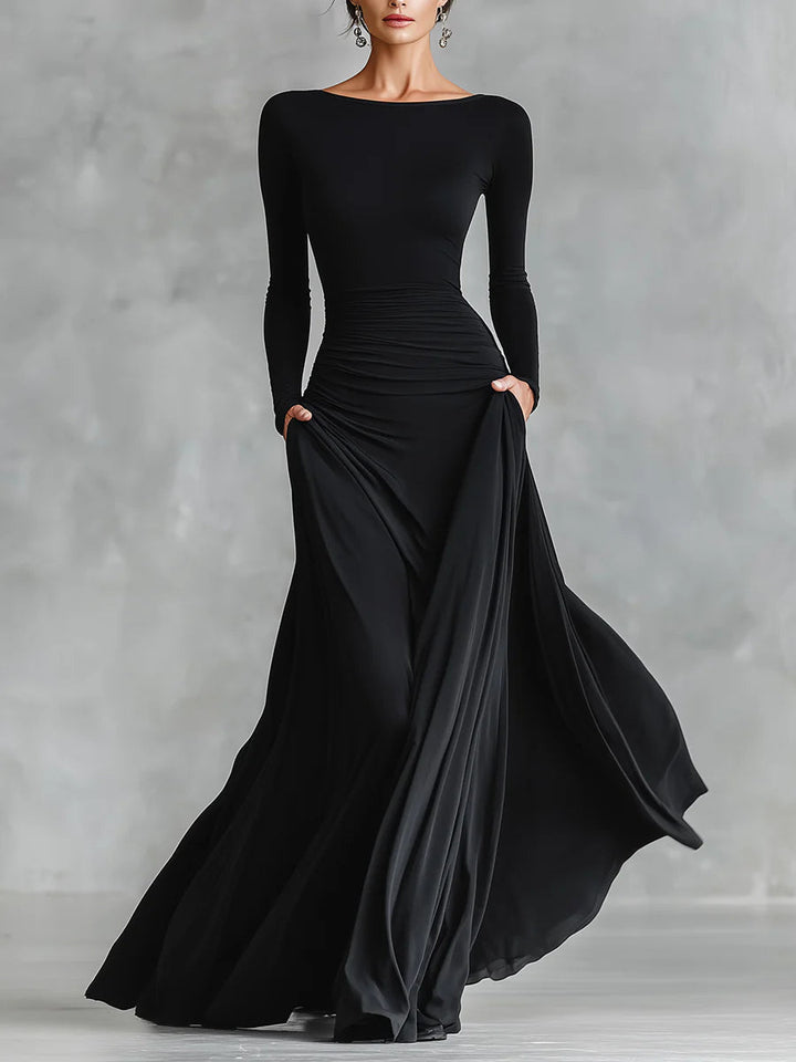 SERAPHINA | LONG SLEEVE MAXI DRESS FOR WOMEN