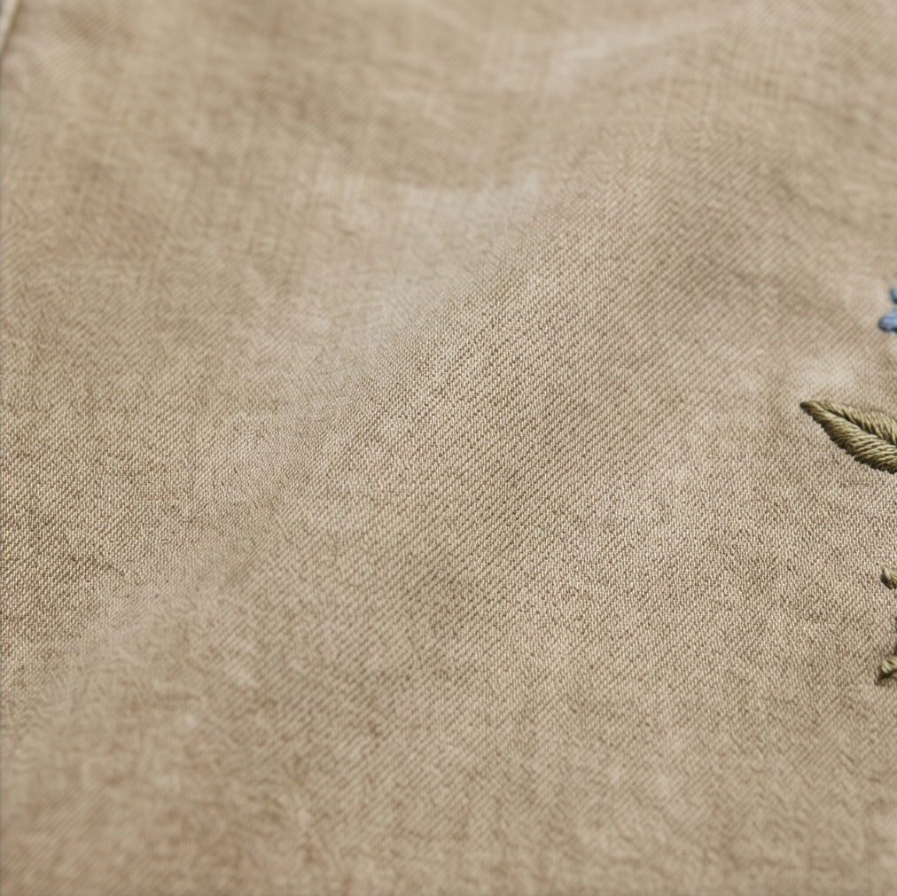 BLOOMARA | EMBROIDERED WIDE-LEG TULIP JEANS FOR WOMEN