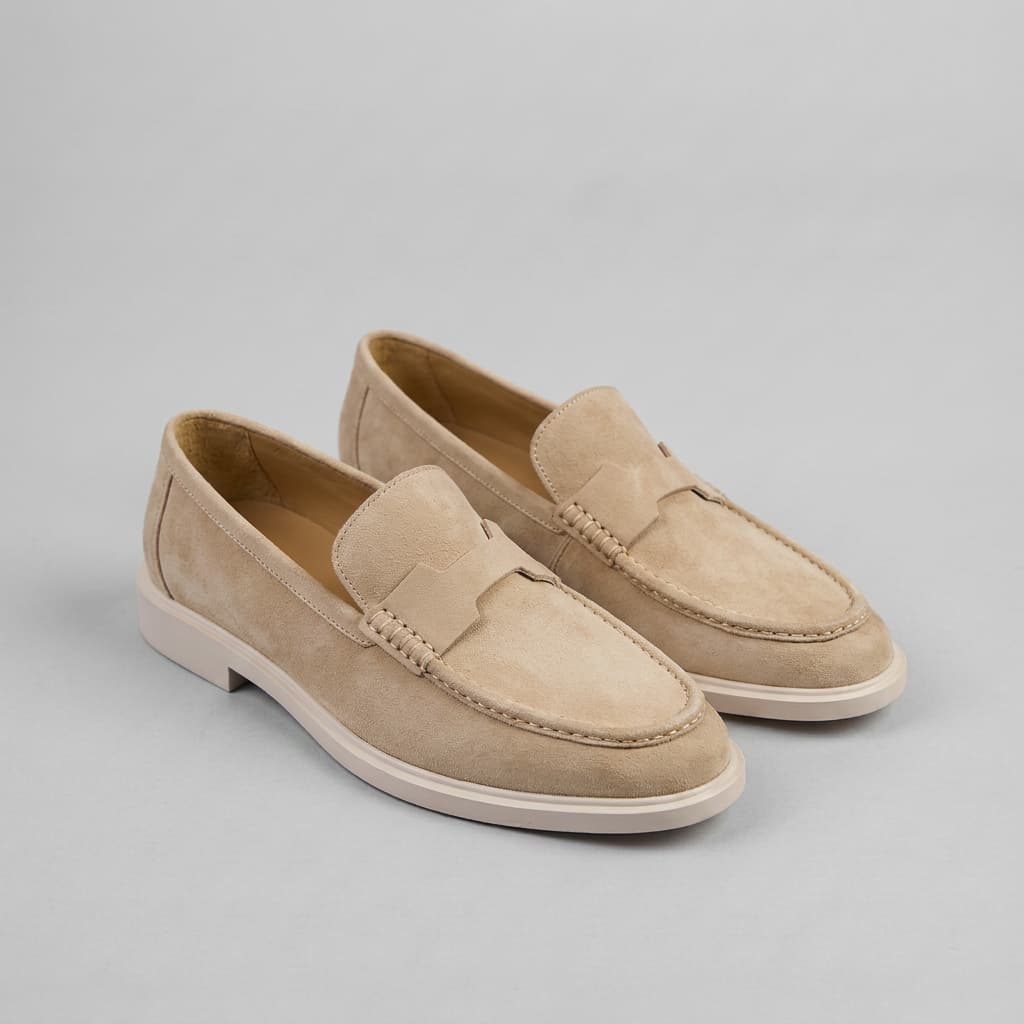 BREWOOD | NUBUCK PENNY LOAFER FOR MEN