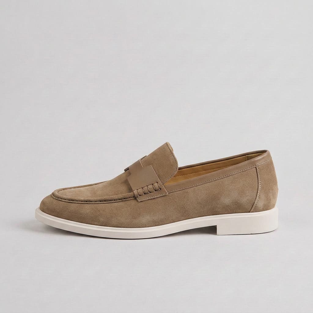 BREWOOD | NUBUCK PENNY LOAFER FOR MEN