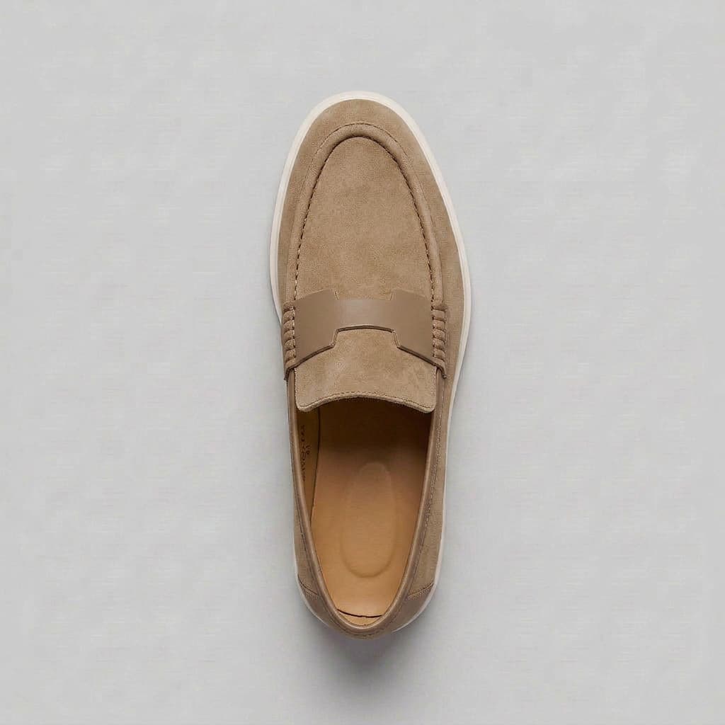 BREWOOD | NUBUCK PENNY LOAFER FOR MEN