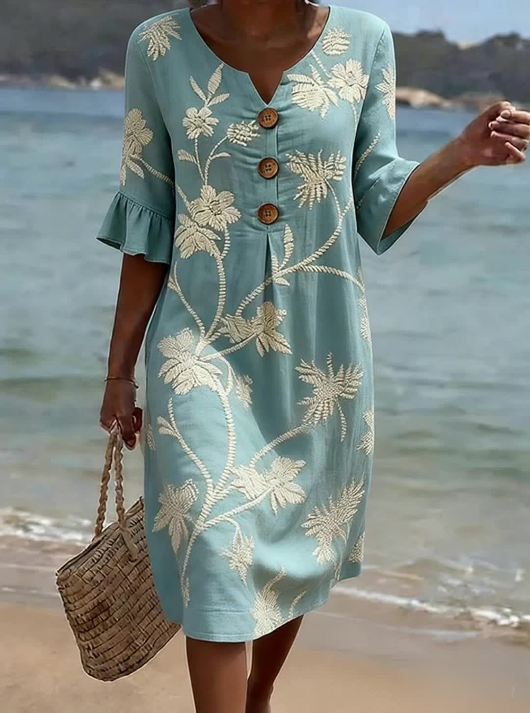 CSILLA | FLORAL PRINT DRESS FOR WOMEN