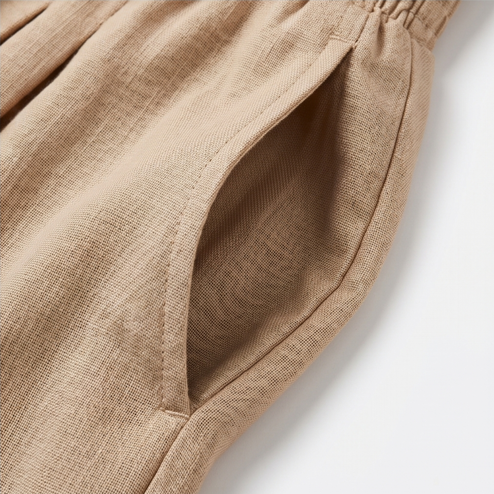 COASTELLA | SMOCKED-WAIST WIDE-LEG CULOTTES TROUSERS FOR WOMEN