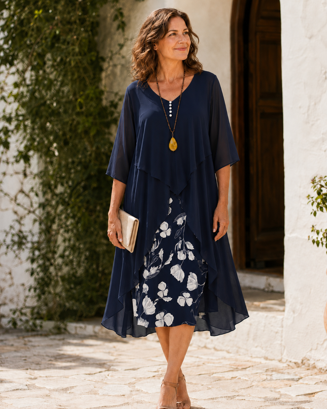 ODETTE | TIERED LAYERED MAXI DRESS FOR WOMEN