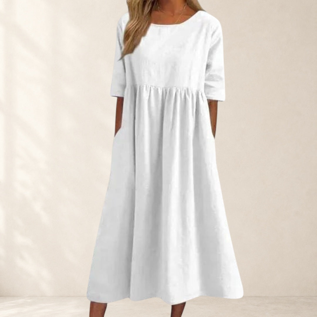 BLANKA | SHORT-SLEEVED DRESS FOR WOMEN