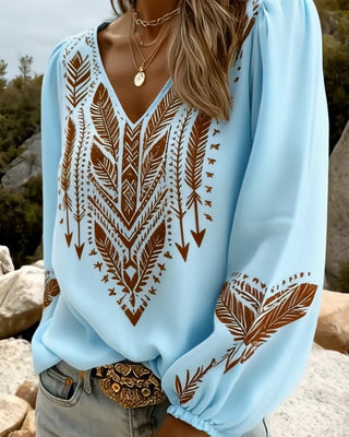 SIENNA | RELAXED BOHO BLOUSE FOR WOMEN