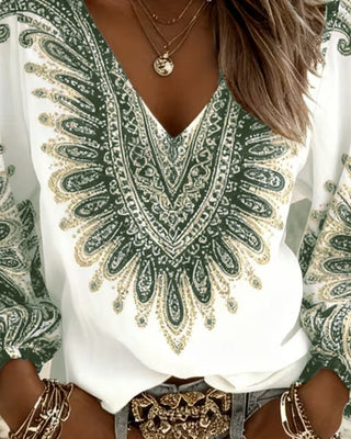 ELARA | PAISLEY PRINT BLOUSE FOR WOMEN